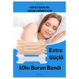 Lotravia Extra Güçlü 10lu Burun Bandı (Horlama ve Burun Tıkanıklığı için)