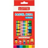 Lotte Pastel Boya 12 Renk - 12'li - Çok Renkli