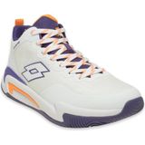 Lotto 4m Jax-M 4fx Erkek Sneakers Beyaz Tekstil Malzemeden Düz Tabanlı Spor Ayakkabı