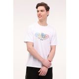 Lotto Beyaz Erkek Kısa Kol T-Shirt M-POSSIB TEE 4FX