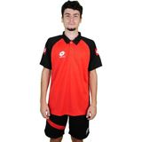 Lotto Erkek Tişört 5W M-Bloccon Polo T 5pr Tpt 102055467 - 4XL - Kırmızı