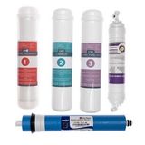 Lotto Filters LG Su Arıtma Cihazı Filtresi 12" Inline Mebran 5'li Filtre Seti (Beyaz)