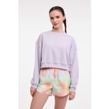 Lotto Kadın Mor Sweatshirt M Beden W-SALLY C NECK SWEAT 5FX Modeli