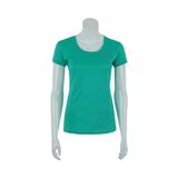 Lotto Kadın Su Yeşili Düz T-Shirt W1111 Nefes Alabilir Kumaş ve Spor Kombin İmkanlarıyla