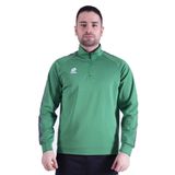 Dik Yaka Fermuarli Pamuklu Sweatshirt