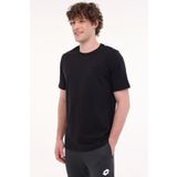 Lotto Siyah Erkek Kısa Kol T-Shirt M-SOKRATES TEE 5FX