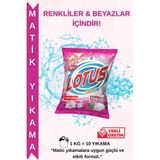 Lotus 1 Kg Toz Çamaşır Deterjanı – Hem Beyazlarda Işıltı, Hem Renklilerde Renk Canlılığı