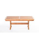Lotus 200(+50) X 100 X 76 Cm İroko Dikdörtgen Açılabilir Masa Tik