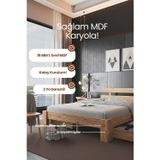 Lotus 4 Çekmeceli Çift Kişilik MDF Karyola