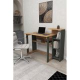Lotus 5 Raflı Çalışma Masası Laptop Bilgisayar Masası Ofis Ders Yemek Çocuk Masası Çam-antrasit Çam - Antrasit