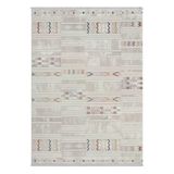 Lotus 8573 Gri Halı Renkli İskandinav Desenli Modern İnce Akrilik Tozuaz Salon Yatak Odası Halısı 120 X 180 A.grı