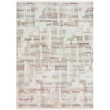 Lotus 8576 Gri Halı Renkli Detay Modern Desenli İnce Akrilik Tozuaz Salon Halısı Yatak Odası Koridor 200 X 290 Renklı