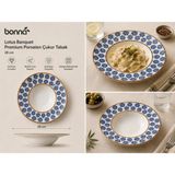 Lotus Banquet Çukur Tabak 28 cm 400 cc LTSBNC28CK 6'lı Takım - Mavi
