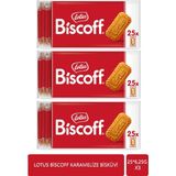 Lotus Biscoff 25×6,25 G Karamelize Mini Bisküvi x 3 - 6,25 gr