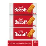 Lotus Biscoff Karamelize Bisküvi 125 g 3 Adet