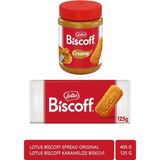 Lotus Biscoff Spread Bisküvi Kreması 400 Gr + Biscoff Karamelize Bisküvi 125 Gr