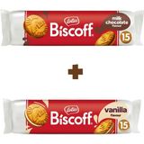 Lotus Biscoff Vanilya ve Çikolata Kremalı Sandviç Bisküvi 2'li - 300 gr