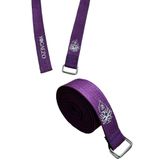 Lotus Çiçeği Baskılı Yoga Kemeri 200 Cm x 4,5 cm%100 Pamuklu