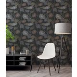 Lotus Çiçekleri Duvar Kağıdı, Kendinden Yapışkanlı Çok Amaçlı PVC Folyo, DIY Duvar Kağıdı (66x132 cm)