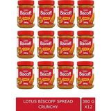 Lotus Creamy Bisküvi Kreması 380 G X12 – Kahvaltı ve Tatlılar Için Büyük Set