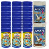 Lotus Gold Mix Granulat 36X100ml Japon Balik Yemi Ve 2X250ml Kutu