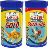 Lotus Gold Natural 250 ml + Gold Red 250 ml Japon Balık Yemi