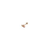 LOTUS GÜMÜŞ TRAGUS PIERCING - ALTIN SARI