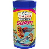 Lotus Guppy, Granül Canlıdoğuran, Tropikal, Lepistes Yemi 250 ml - Beyaz - Gold