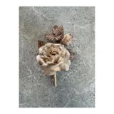 Lotus Hediye SİMLİ YAPAY ÇİÇEKLİ DAMAT YAKA ÇİÇEĞİ SADIÇ YAKA ÇİÇEĞİ