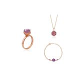 LOTUS JW Lotus Çiçeği Kolye,bileklik Ve Yüzük Seti | 925 Ayar Gümüş Set
