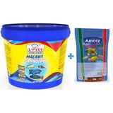Lotus Lotus Malawi Granulat Kova 3 Kg + Cichlid Mix Poset Balik Yemi 860 Gr