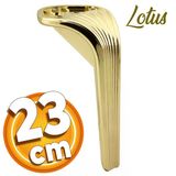 Lotus Lüks Mobilya Kanepe Tv Ünitesi Koltuk Ayağı 23 Cm Gold Altın Konsol Ayakları