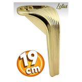 Lotus Lüks Mobilya Kanepe Tv Ünitesi Konsol Koltuk Ayağı 19 Cm Gold Altın GÜMÜŞ Ayakları