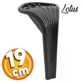 Lotus Lüks Mobilya Kanepe Tv Ünitesi Konsol Koltuk Ayağı 19 Cm Siyah Ayakları