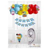 LOTUS PARTY 9 Yaş Lisanslı Kral Şakir Doğum Günü Parti Seti Kral Şakir Folyo Balon Kral Şakir Özel Kesim Süsleri