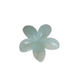 Lotus Saç Tokası – Büyük Boy 8 cm, Tekli Saç Tokası, Lotus Çiçeği Tasarımı (Yeşil)