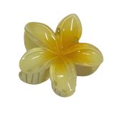 Lotus Saç Tokası Kelebek Mandal Kapmalı 7-8 cm Sarı