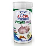 Lotus Spirulina Garlic Granulat 250 Ml Gerçek Sarımsak Tanecikli Akvaryum Kutu Balık Yemi