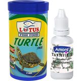 Lotus Turtle Sticks Kaplumbağa Yemi ve Multivitamin 100 ml - 100ml + 30cc