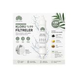 Lotus Water Duş Filtresi Klor Giderici Aktif Karbon Vitamin C KDF Duş Suyu ve Banyo Filtresi Cilt Nemlendirici Saç ve Cilt Dostu