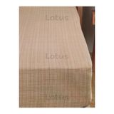 Lotusline Fırça Desen Ranforce Lastikli Fitted Çarşaf Takımı Tek Kişilik Yastıklı Kahverengi 120X200