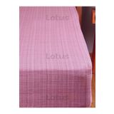 Lotusline Fırça Desen Ranforce Lastikli Fitted Çarşaf Takımı Tek Kişilik Yastıklı Mürdüm 120X200