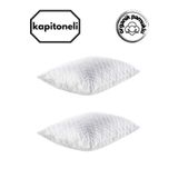 Lotusline Kapitoneli Yastık Alezi Fermuarlı 50*70 2'Li Set Antialerjik Ve Antibakteriyel