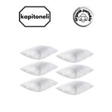 Lotusline Kapitoneli Yastık Alezi Fermuarlı 50*70 6'Lı Set Antialerjik Ve Antibakteriyel