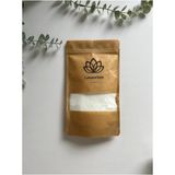 Lotusorium Inci Tozu Mum (150GR) ve Dekoratif Deniz Kabukları (20 Tane 4 cm Fitil) - Beyaz - 1 Adet