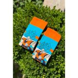 Lou Socks Unisex Dragon Ball Goku Desenli Turkuaz Anime Soket Çorap - 36 - 44