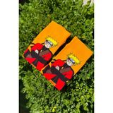 Lou Socks Unisex Naruto Uzumaki Desenli Turuncu Anime Soket Çorap - 36 - 44