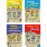 Louis Sachar Seti: Yamuk Okul Yıkılıyor, Yamuk Okul’dan Yumuk Hikâyeler, Yamuk Okul'da Işler Karışıyor, Yamuk Okul'da Kıyamet Kopuyor - 4 Kitap