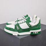 Louıs Vuıton Lv Traıner Sneakers Green - Yeşil