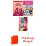 Louisa May Alcott 3 Kitap Seti + Türk Klasiği Hediye